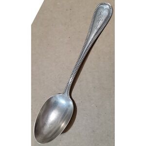 Sterling Silver Spoon ORNATE Handle Monogrammed Elegant Serving Tableware 25g